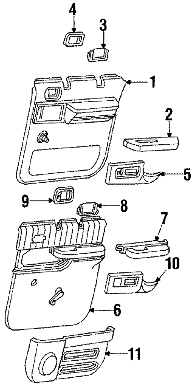 15680515 - Body: Door Trim Panel for GM Image