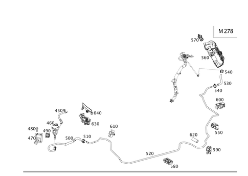 Closed Fuel-Evaporation-Control System for 2016 Mercedes-Benz E550 #0