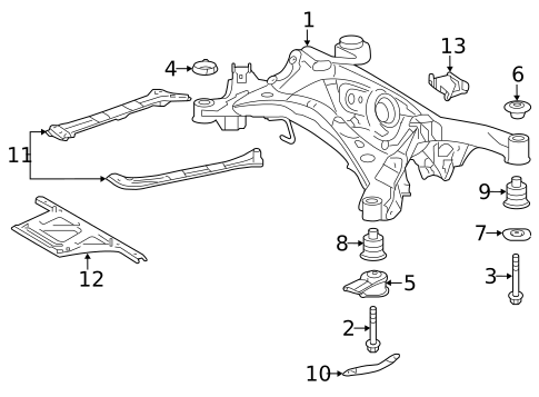 Suspension Mounting for 2022 Lexus IS300 #0