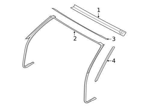 Windshield Header & Components for 2016 BMW 228i #0