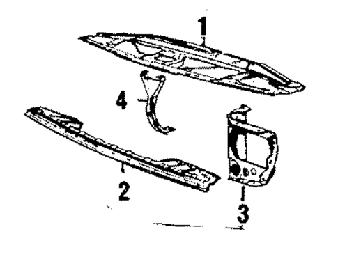 Radiator & Components for 1984 Volvo 244 #0