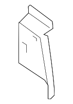 FL3Z16278B11A - Body: Inner Lock Pillar Reinforced Plate for Ford Image