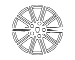 95836215003M7Z - : 2011-2018 Porsche Cayenne - Wheel, Alloy for Porsche: Cayenne Image