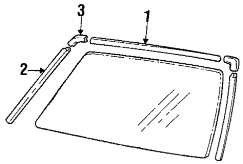 Reveal Moldings for 1998 Chevrolet Tracker #0