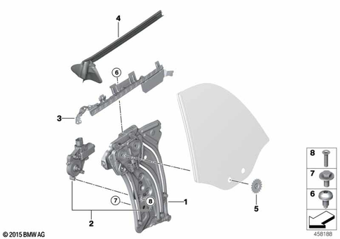Door, Rear for 2019 Mini Cooper #0
