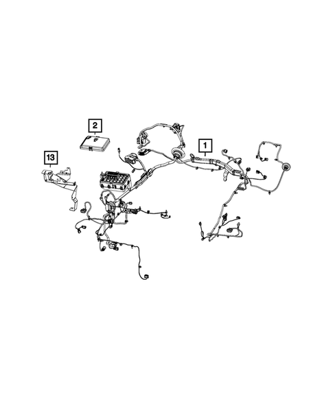 Power Distribution Center, Fuse Block, Junction Block, Relays and Fuses for 2017 Dodge Challenger #1