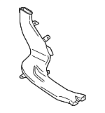 51477058143 - Body: Rear Duct for BMW: 1 Series M, 128i, 135i, 135is, 325i, 325xi, 328i, 328i xDrive, 328xi, 330i, 330xi, 335d, 335i, 335i xDrive, 335is, 335xi, M3, X1 Image