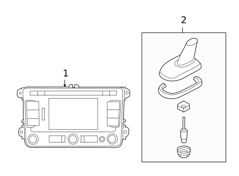 Navigation System Components for 2015 Volkswagen Passat #0