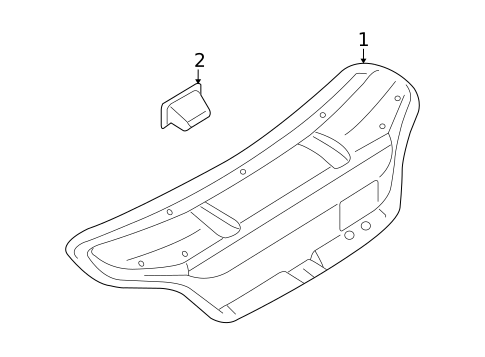 Interior Trim - Trunk for 2006 Mazda RX-8 #0