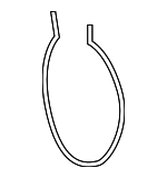 8836587201 - HVAC: Clutch &amp; Pulley Snap Ring for Toyota Image