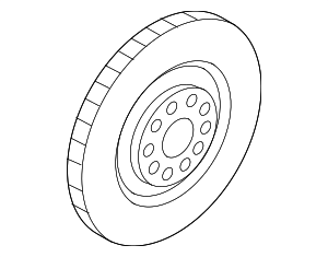 4M0615301BF - Brakes: Disc Brake Rotor for Audi Image