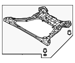 62405R5AA0 - Suspension: Cross-member for Hyundai: Santa Fe Image