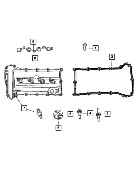 Cylinder Head for 2008 Dodge Caliber #1