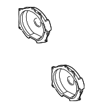 6F903193A - Electrical: Rear Cap for Volkswagen: Beetle, CC, Eos, Golf, Golf R, GTI, Jetta, Passat, Rabbit, Tiguan, Tiguan Limited Image