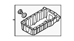 3G103601F - : Oil Pan for Volkswagen: Passat Image