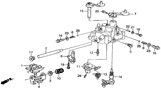 MT Shift Arm - Select Arm 4WD for 1988 Honda Civic #0