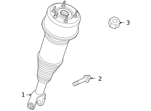 Struts & Components for 2009 Jaguar XJR #1