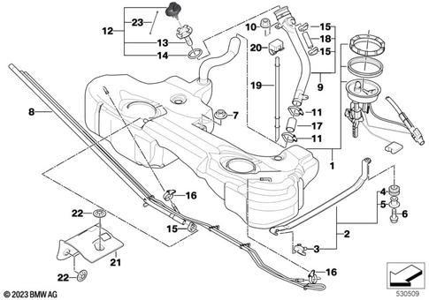 Fuel Tank for 2001 BMW 330xi #0