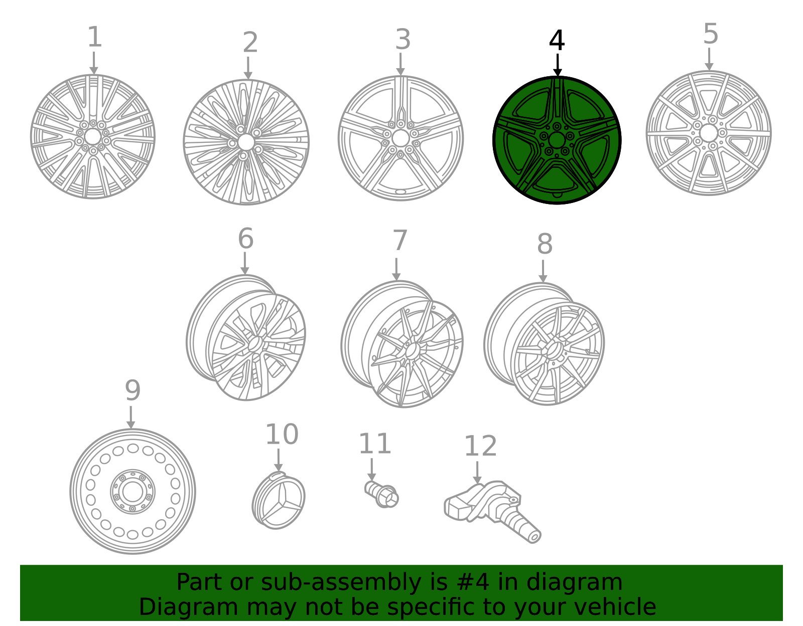 Genuine OEM Wheel AMG 5-Twin-Spoke 45.7 Cm (18 Inch) | 177-401-15