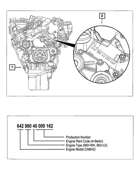 Engine Identification for 2009 Jeep Grand Cherokee #1