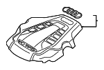 6E103925Q - : Engine Cover for Audi: A6 Quattro, A7 Quattro, A8 Quattro Image