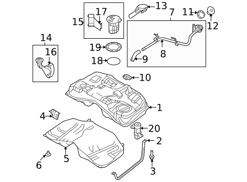 Fuel Pumps & Related Components for 2010 Lincoln MKZ #0