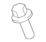 9008011432 - Body: Linkage Assembly Bolt for Lexus: RX300, RX330, RX350, RX400h Image