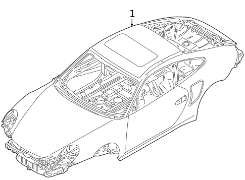 Body Shell for 2011 Porsche 911 #0