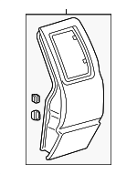 12389465 - Body: Door Shell for GM Image