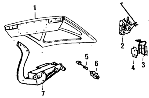 Trunk for 1987 Jaguar Vanden Plas #0