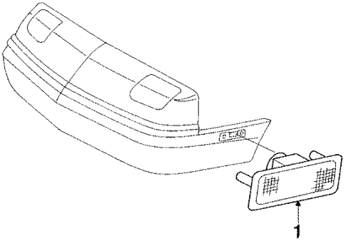 Side Marker Lamps for 1987 Dodge Daytona #0