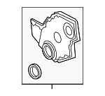 68723844AA - : Outer Timing Cover for Ram: 2500, 3500 Image