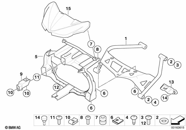 46637680938 - : Dashboard Support - Hv for BMW-Motorrad Image