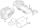 85B951285A - : Mount Bracket for Audi: Q6 e-tron, SQ6 e-tron Image