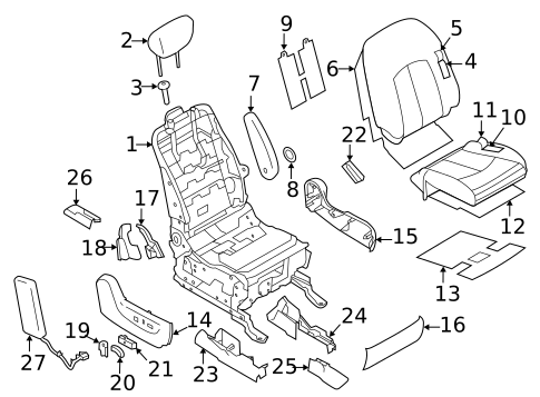 Power Seats for 2016 Nissan Quest #1