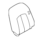 876213JW1D - Body: Seat Back Cover for Nissan: Quest Image