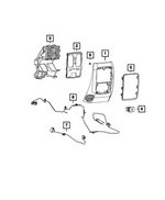 5PK71DX8AA - Interior Trim: Trim Ring for Dodge: Durango Image