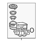 46100TEGA01 - Body: Master Cylinder for Honda: Civic Image