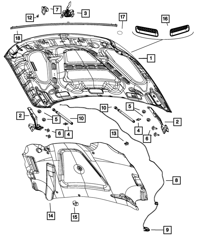 68185697AA - Body Sheet Metal Except Doors: Anti-squeak Tape for Mopar Image