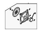253803D180 - Belts &amp; Cooling: Engine Cooling Fan Assembly for Hyundai Image