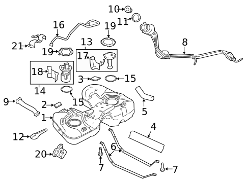 Gaskets & Sealing Systems for 2017 Ford Special Service Police Sedan #0