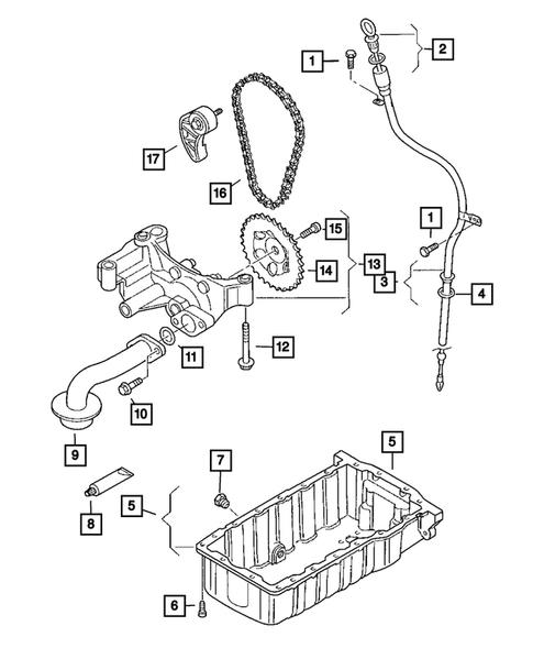 Engine Oiling for 2007 Jeep Compass #0