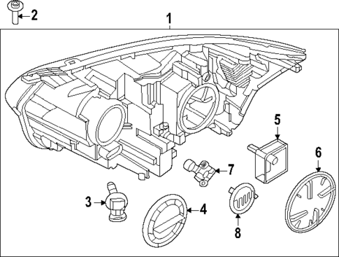 Bulbs - Chassis for 2024 Ford Transit-350 HD #1