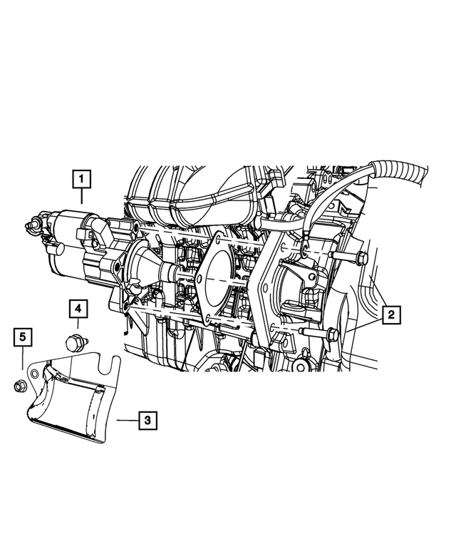 6101986 - Electrical: Hex Head Screw And Washer for Mopar Image image