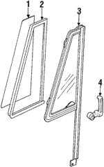 J5453879 - Body: Glass for Jeep: CJ7, Scrambler Image