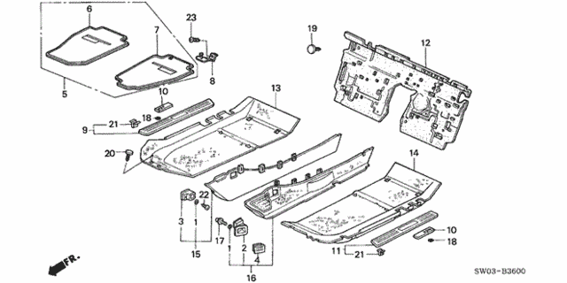 Floor Mat for 2002 Acura NSX #0