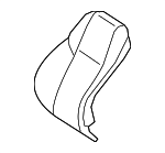 46391022058T99 - Body: Seat Back Cover for Mercedes-Benz Image