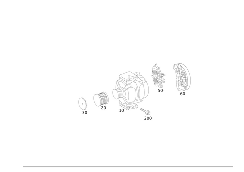 Alternator for 2017 Mercedes-Benz S550e #0