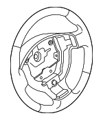 48430JA000 - Steering: Steering Wheel for Nissan Image