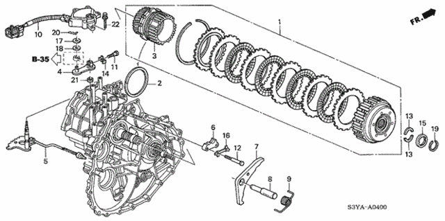 AT Starting Clutch for 2005 Honda Insight #0